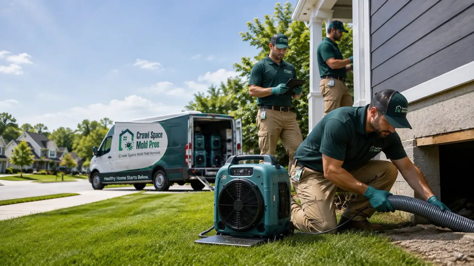 Crawl Space Mold Removal in Elk Grove, CA